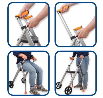 Andarilho com rodas Indesmed caracteristicas