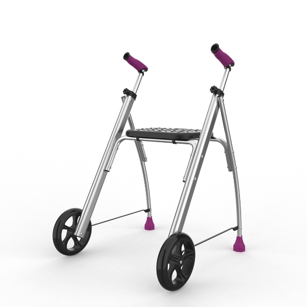 Andarilho em aluminio aeroespacial roxo